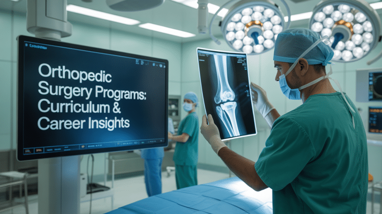 Orthopedic Surgery Programs: Curriculum & Career Opportunities