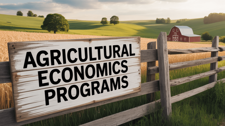 Agricultural Economics Programs: Courses & Career Paths