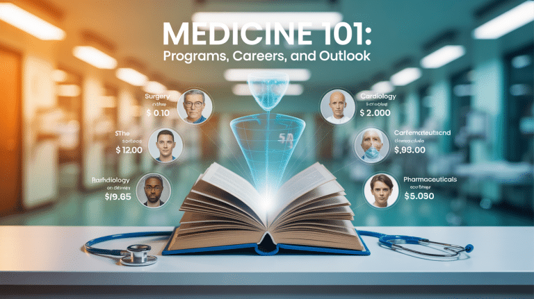 Medicine,Medicine 101: Programs, Careers, and Outlook