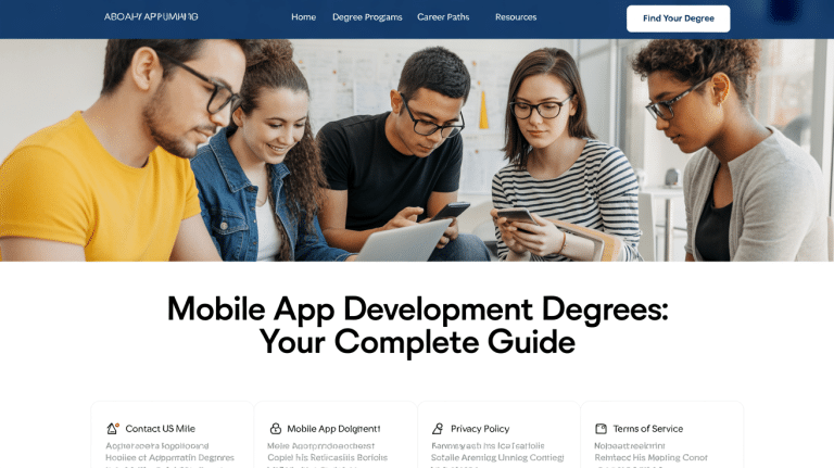Mobile Application Development Degrees: Your Complete Guide