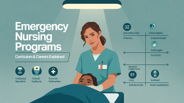 Emergency Nursing Programs: Curriculum & Careers Explained
