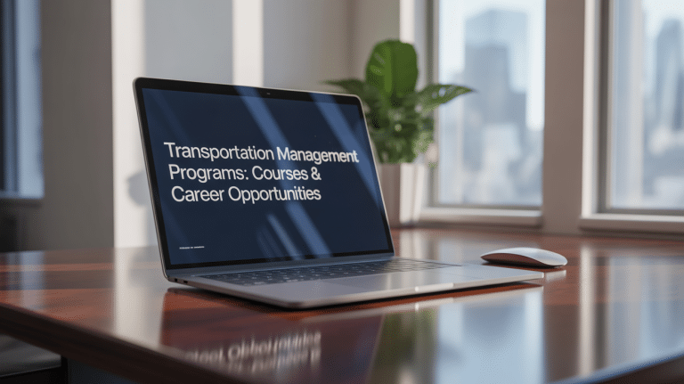Transportation Management Programs: Courses & Careers