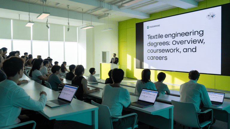 Textile Engineering Degrees: Curriculum & Careers Explained