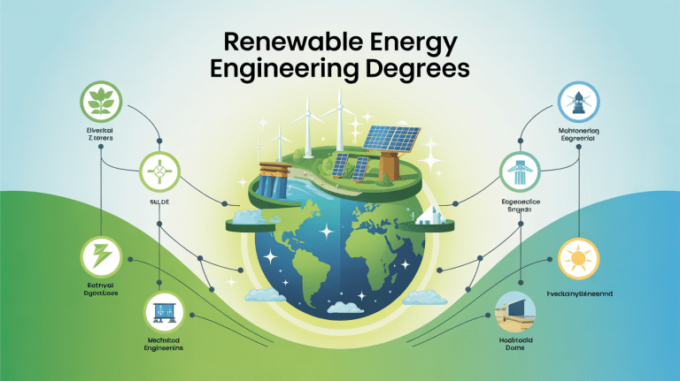 Renewable Energy Engineering Degrees: Curriculum & Careers
