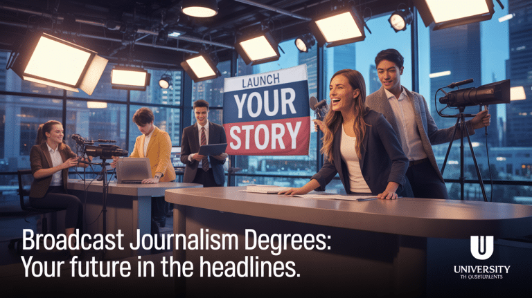 Broadcast Journalism Degrees: Courses & Career Opportunities
